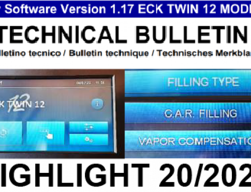 Technical bulletin – New Software Version 1.17 ECK TWIN 12 Model