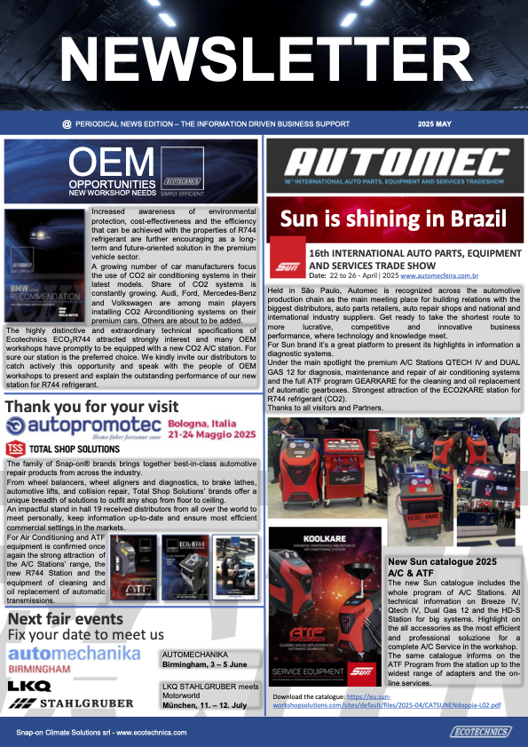 NEWSLETTER 2025 May