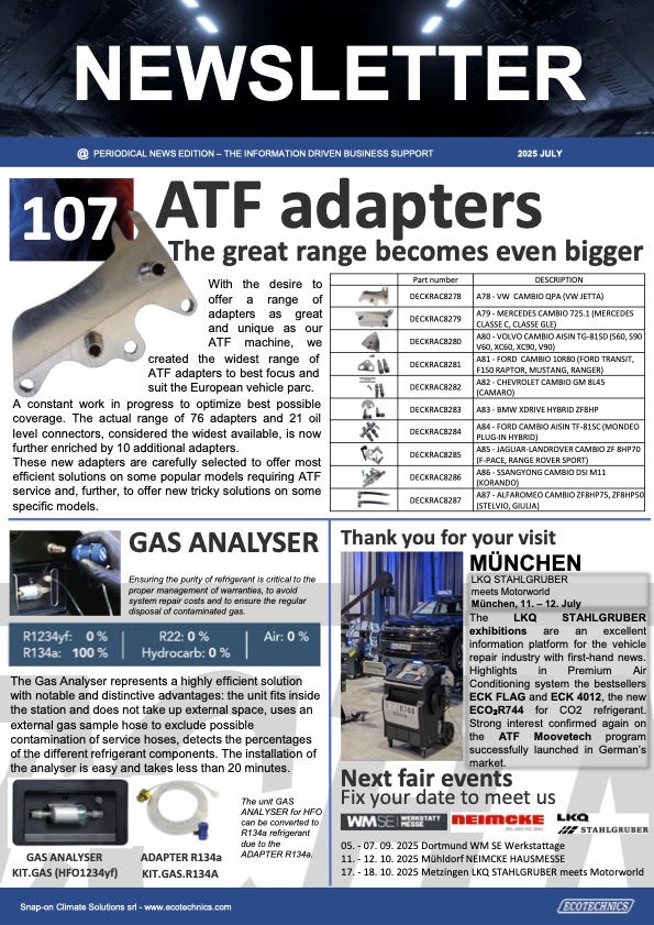 NEWSLETTER 2025 July