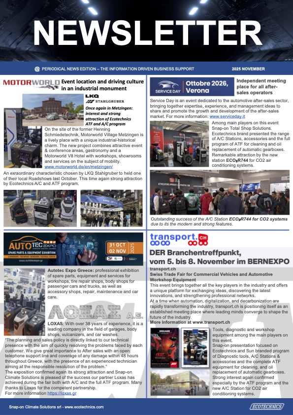 NEWSLETTER 2025 November