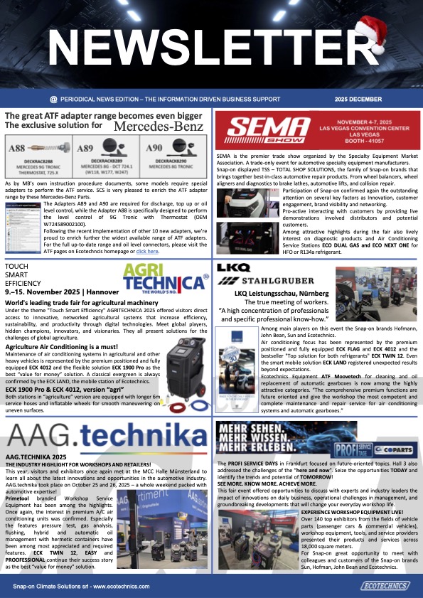 NEWSLETTER 2025 December