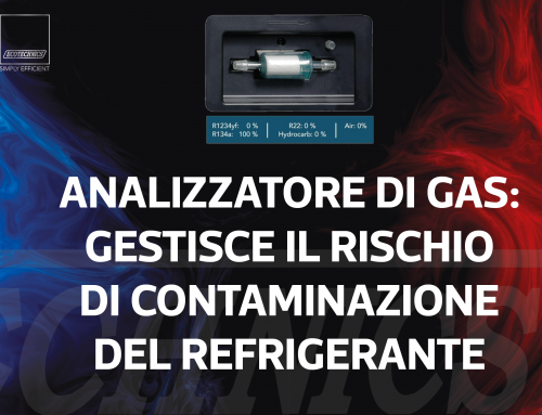 ANALIZZATORE DI GAS: GESTISCE IL RISCHIO DI CONTAMINAZIONE DEL REFRIGERANTE